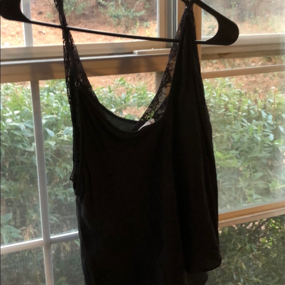 Black camisole Silk free people top